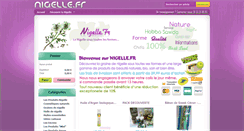 Desktop Screenshot of nigelle.fr