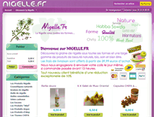 Tablet Screenshot of nigelle.fr